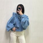 Camicia jeans Tres chic