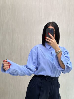 Camicia cotone taschino