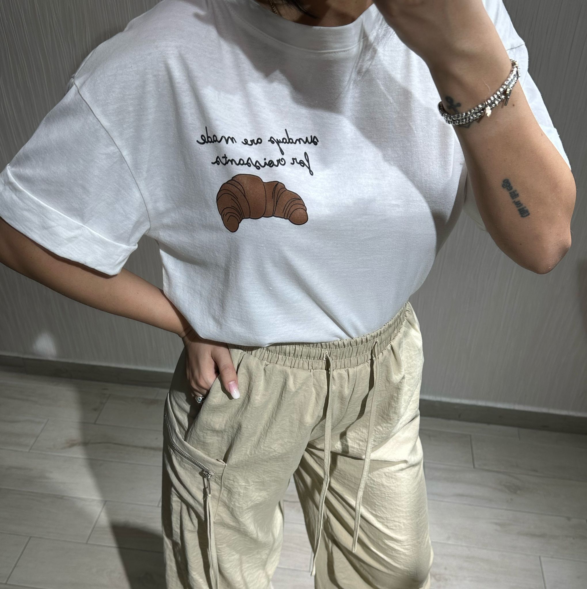 T shirt CROISSANT