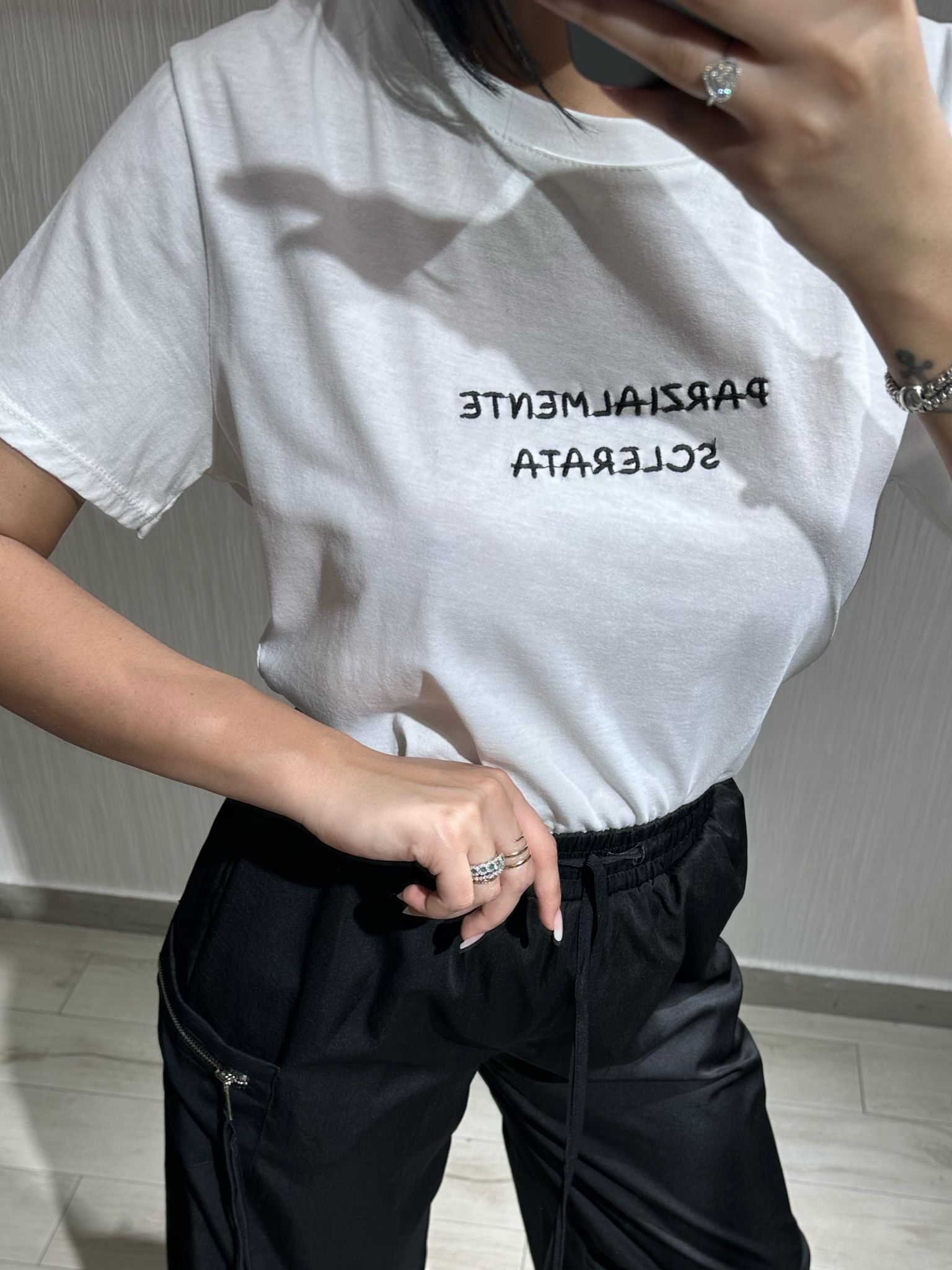 T shirt sclerata
