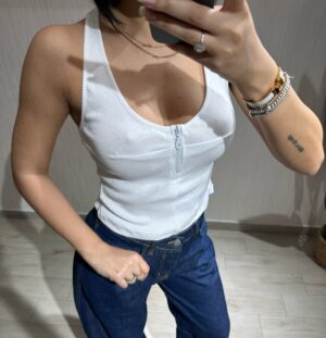 Canotta zip