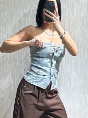 Corpetto jeans