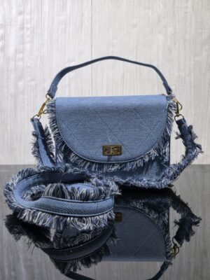 Borsetta blu jeans