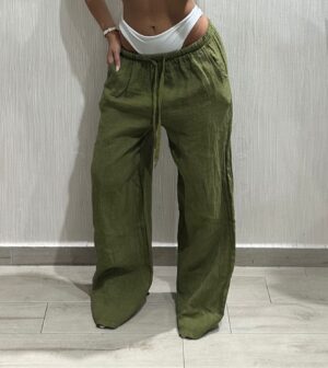 Pantalone puro lino