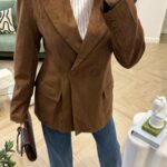 Giacca camoscio avvitata