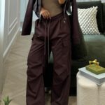 Pantaloni Tessuto cargo