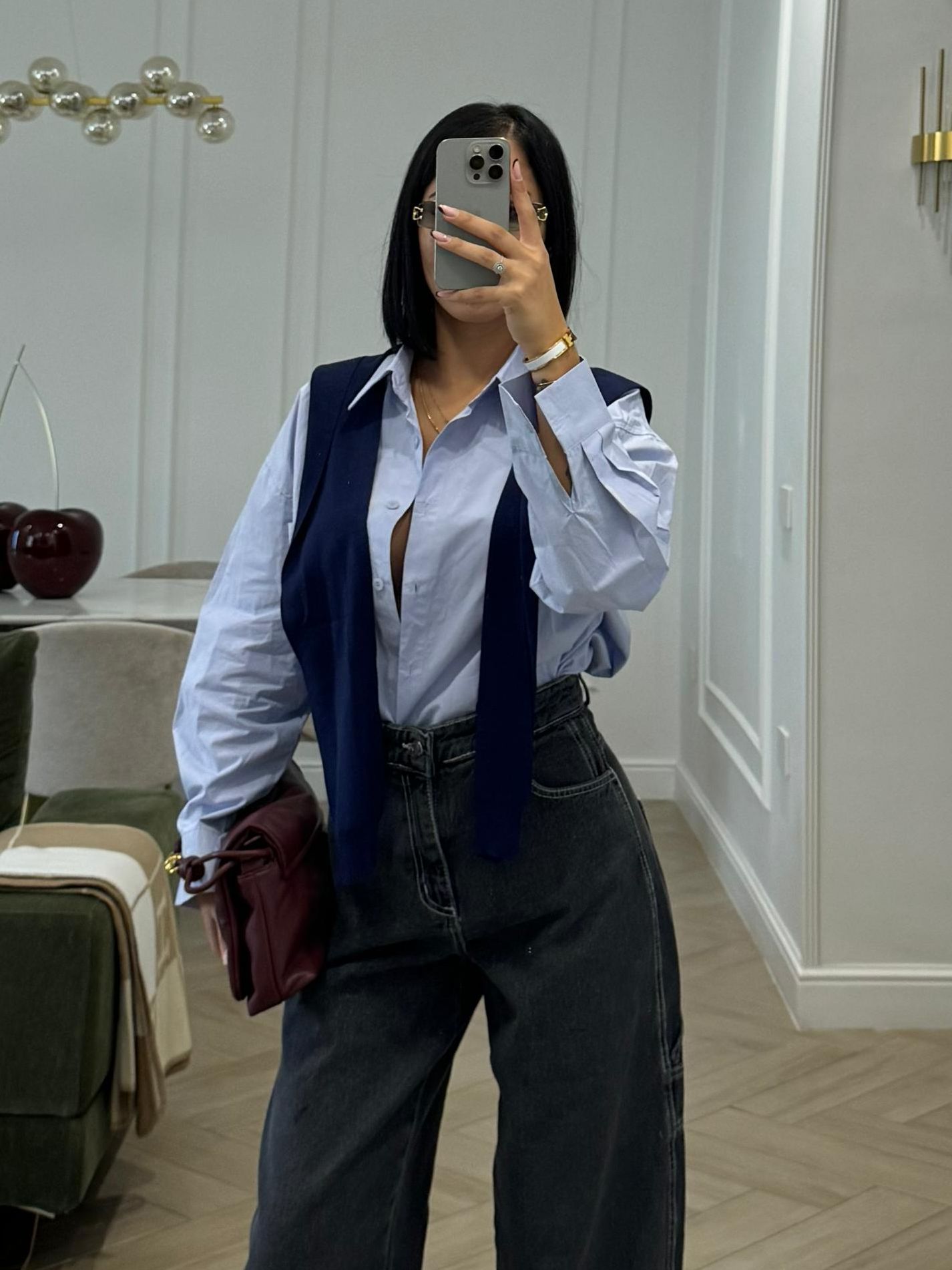 Camicia+finto maglioncino