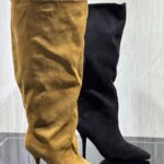 Stivale fly camoscio