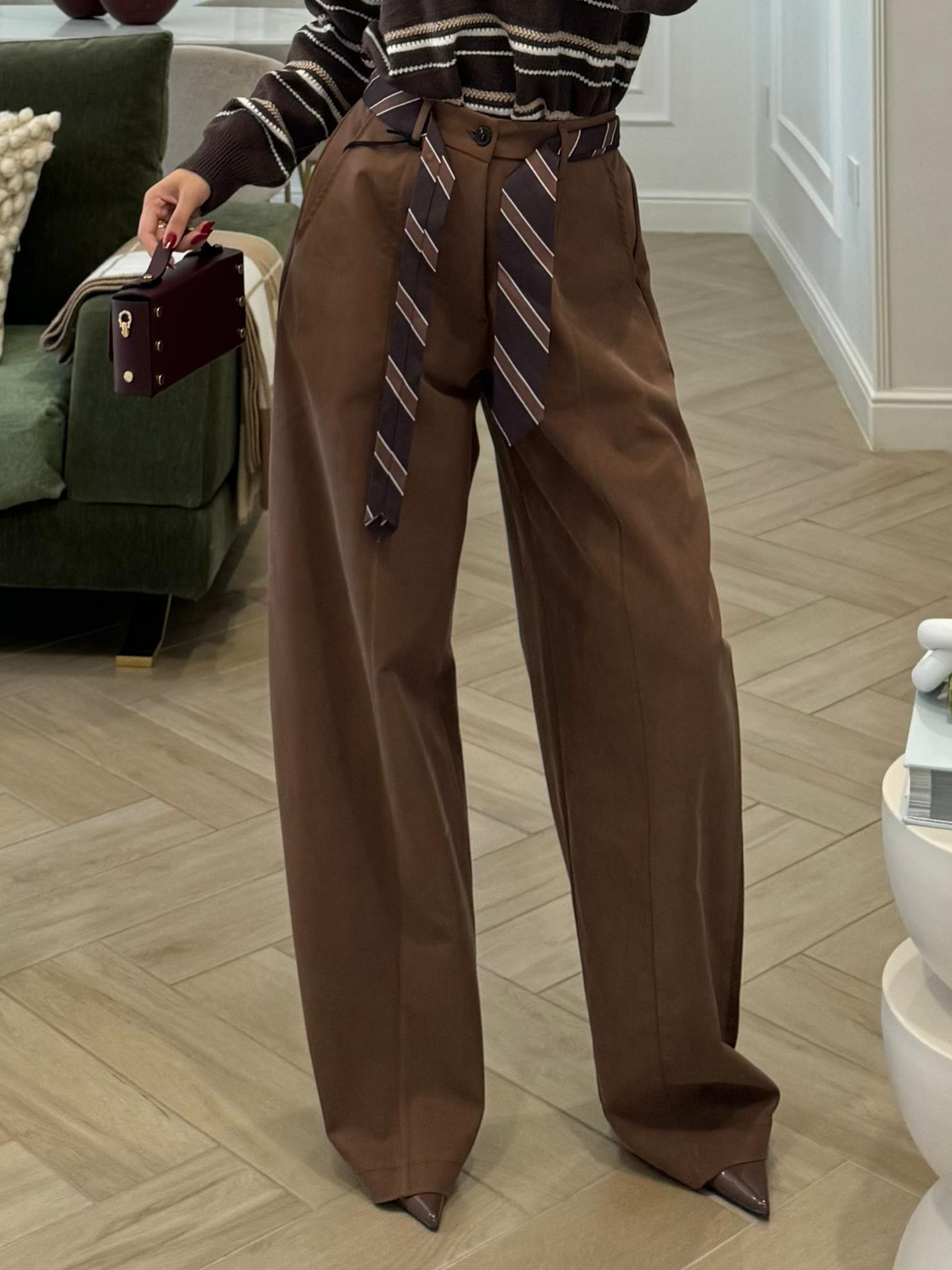 Pantaloni Cravatta Just