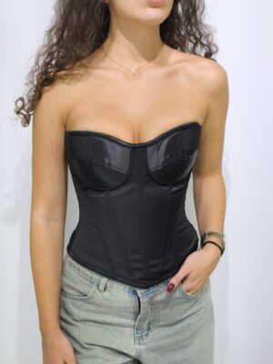 Corsetto Raso Zip