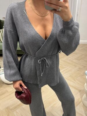 Cardigan incrociatina