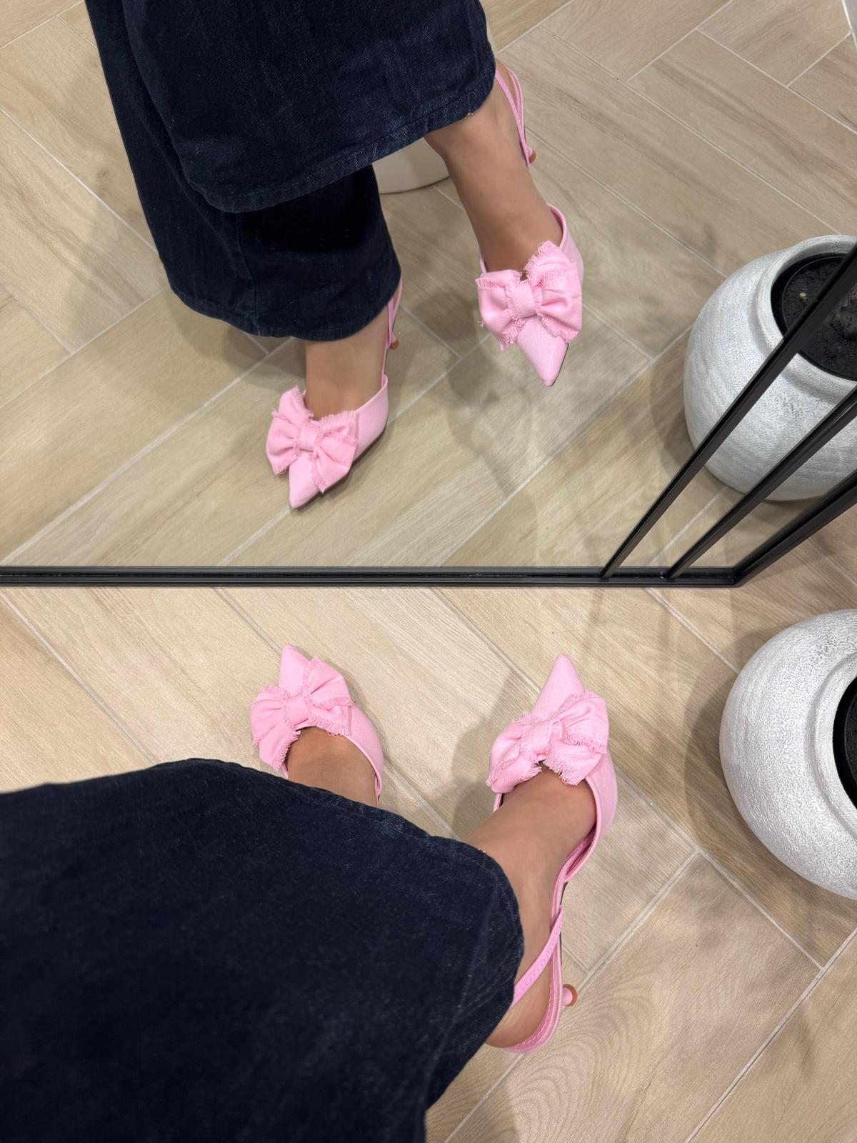 Décolleté fiocco jeans