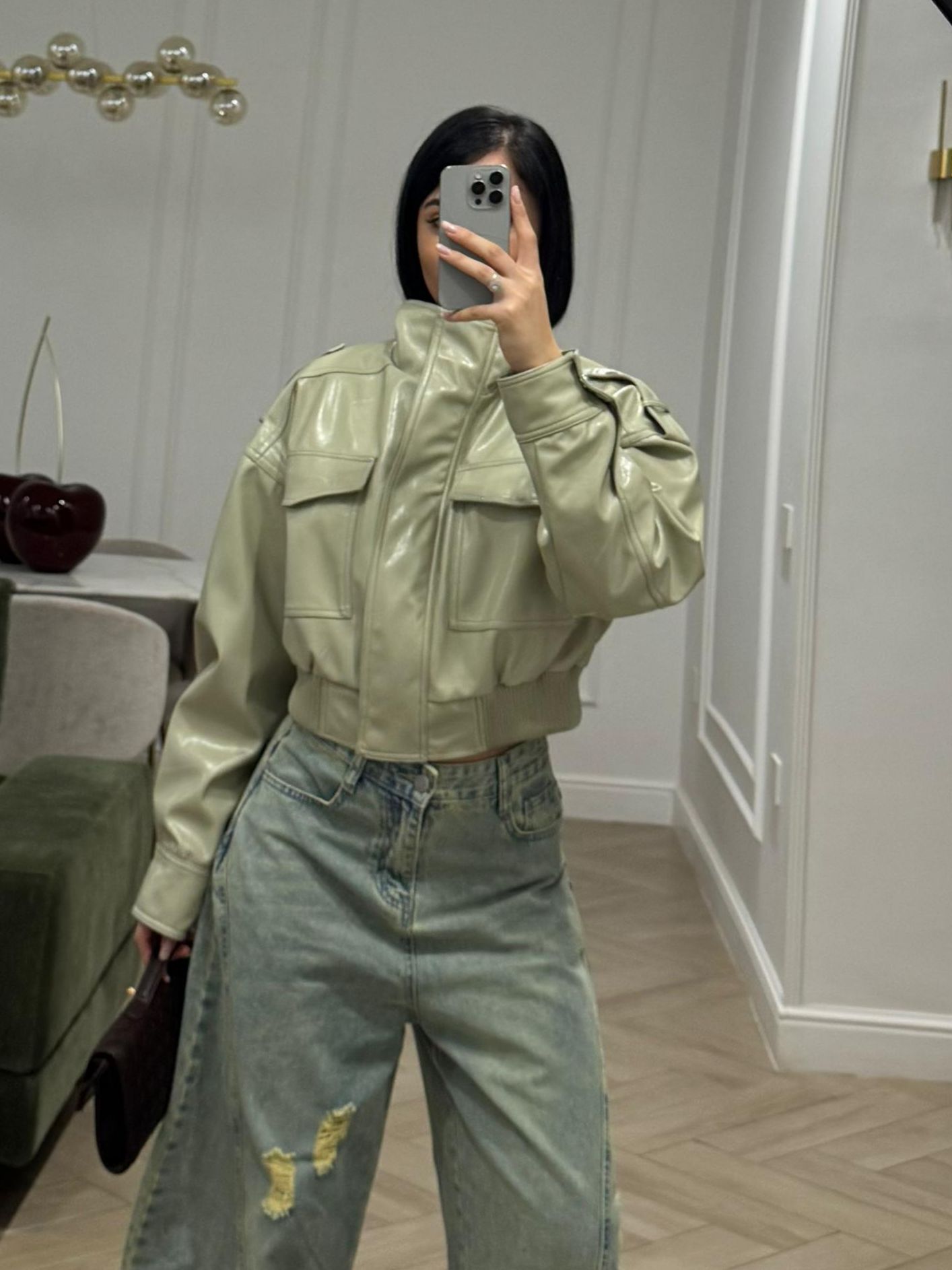 Giubbotto short pelle