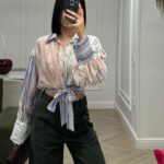 Camicia short fiocco