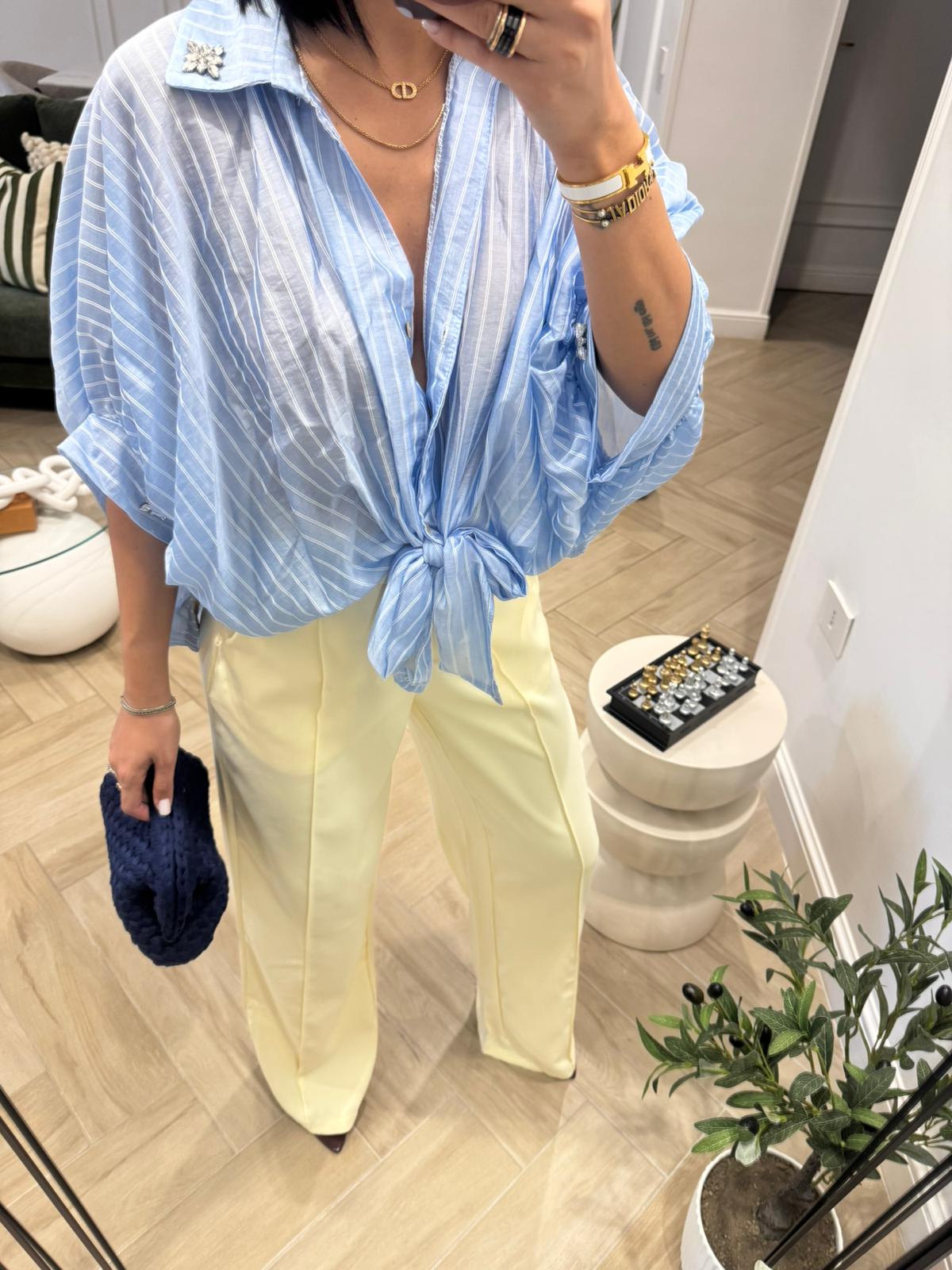 Camicia Nodo strass