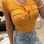 T shirt Crop Taschino
