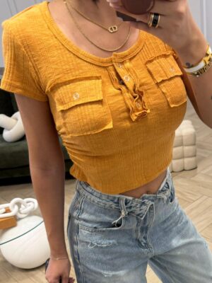 T shirt Crop Taschino