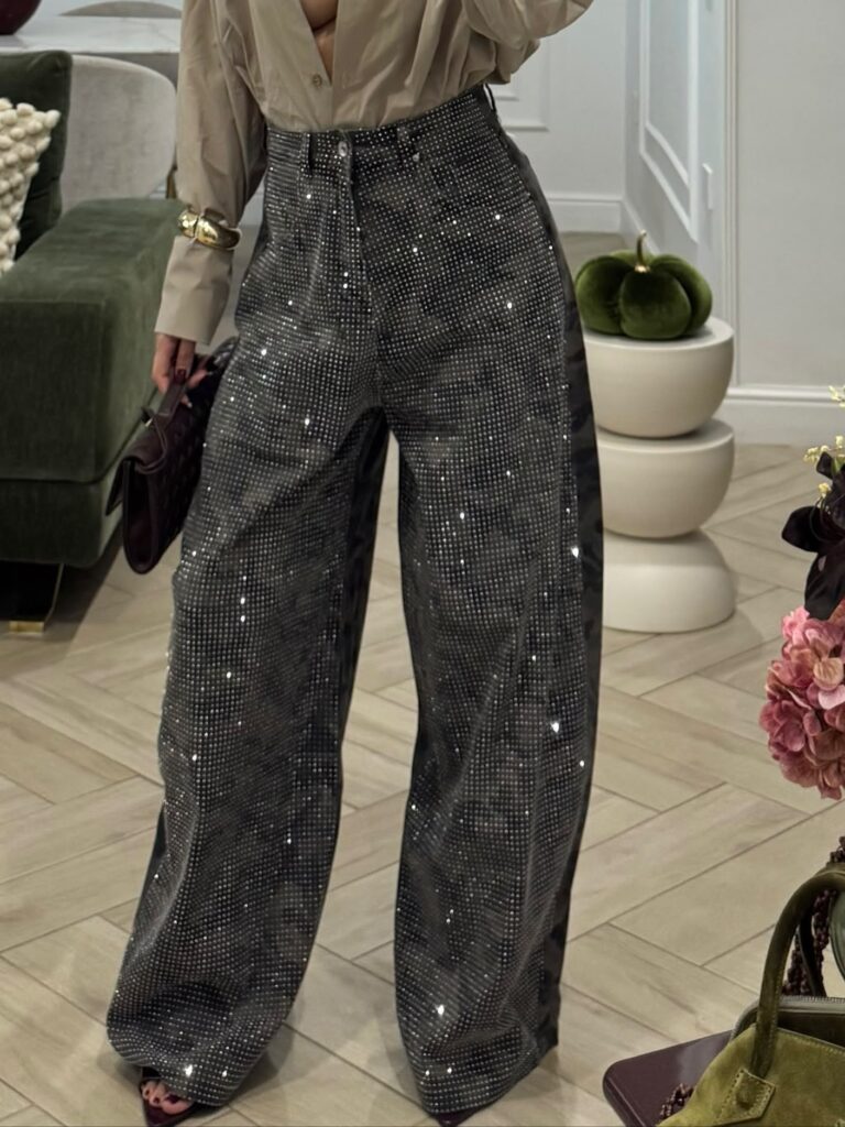 Jeans Strass Camouflage
